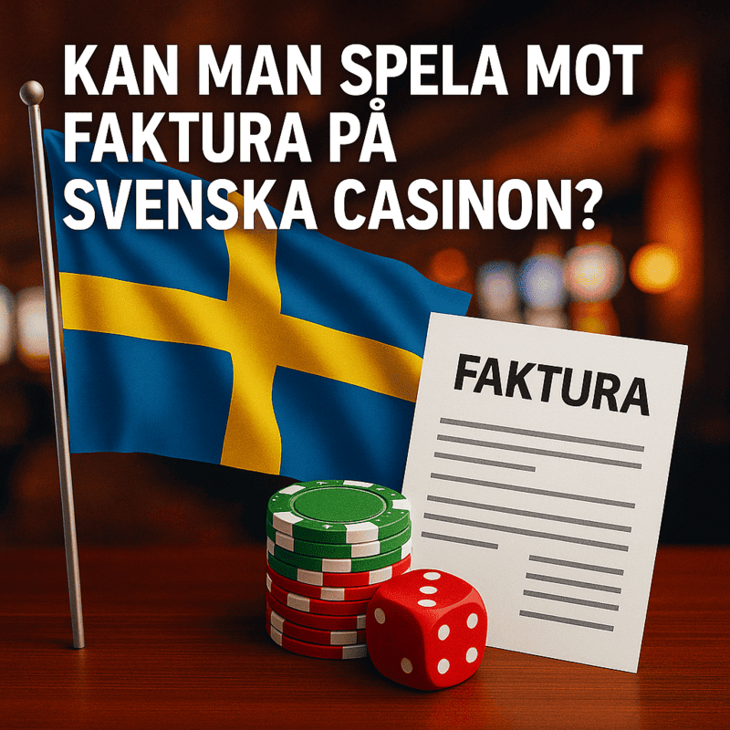 Kan man spela mot faktura på svenska casinon